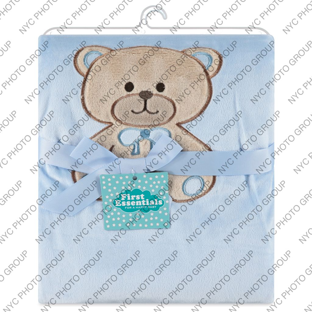 Bear blanket on hanger