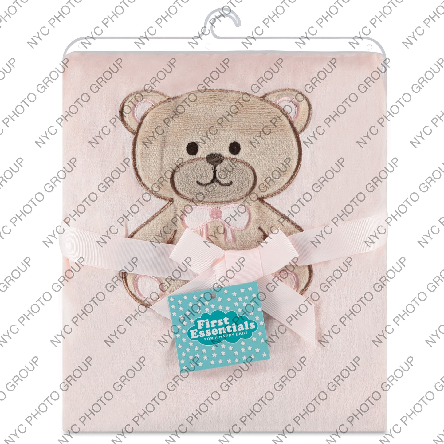 Bear blanket on hanger