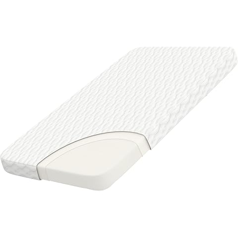 Baby Bassinet Mattress Pad Oval for Newborn Comfort Breathable Easy Clean Hypoallergenic Waterproof Made in USA