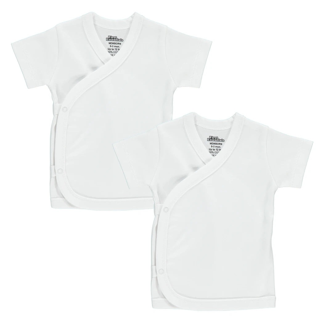 2-Pack Side Snap Short Sleeve T-shirt