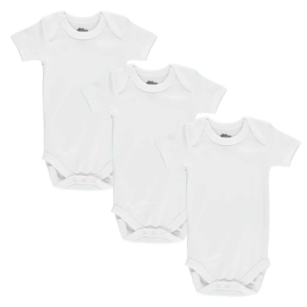 3-Pack Short Sleeve Onesie