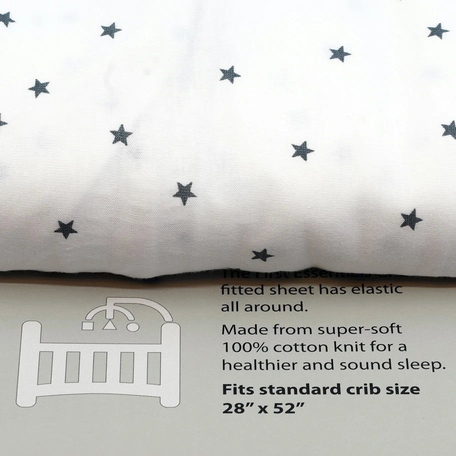 Single Standard Fitted Crib Sheet
