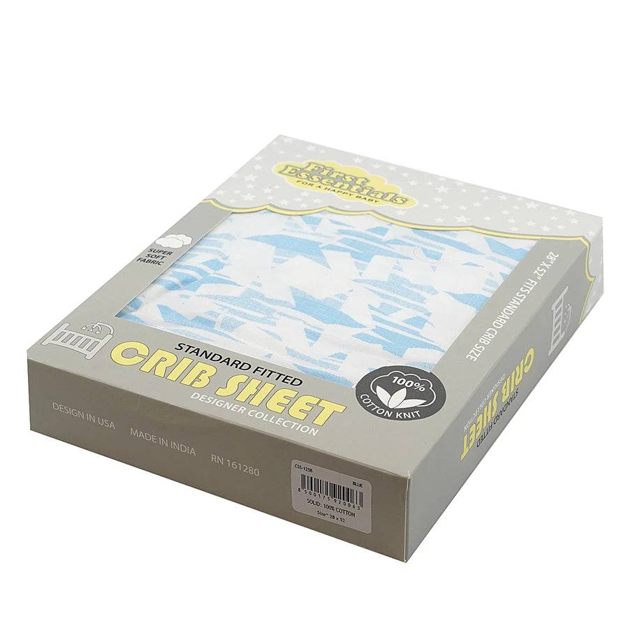 Single Standard Fitted Crib Sheet