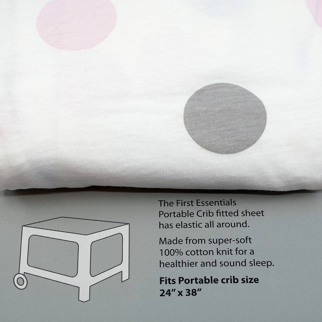 Single Portable Fitted Crib Sheet