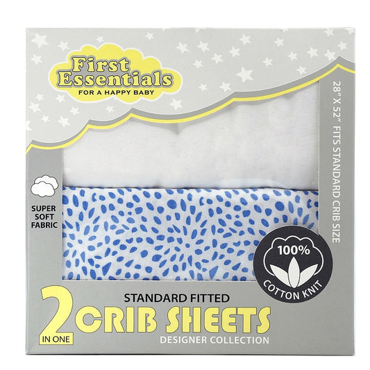 2-Pack Standard Fitted Crib Sheet