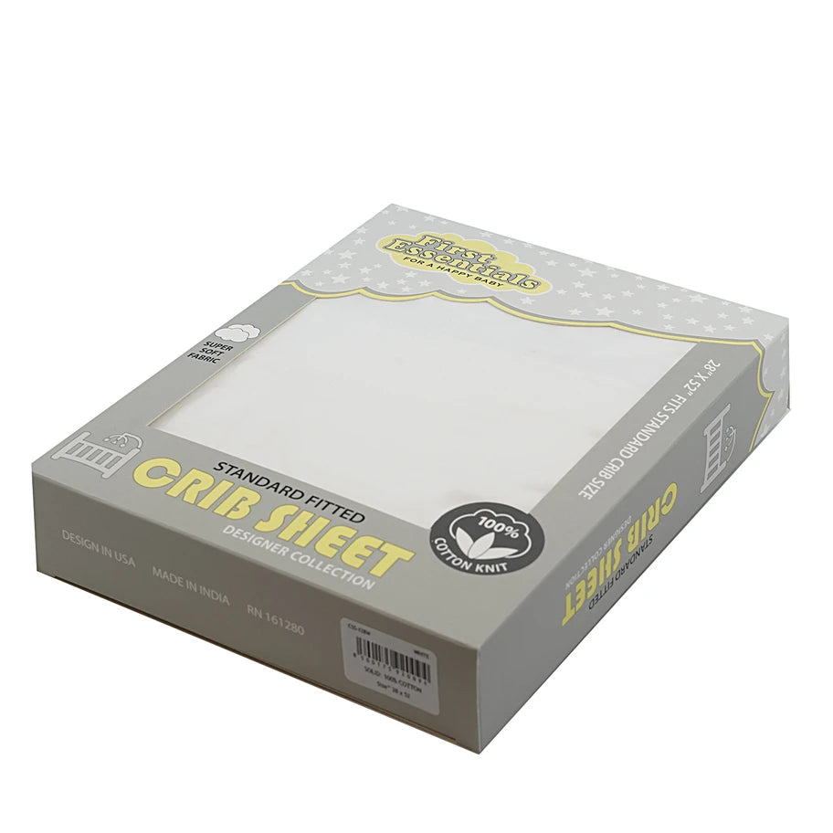 Single Standard Fitted Crib Sheet