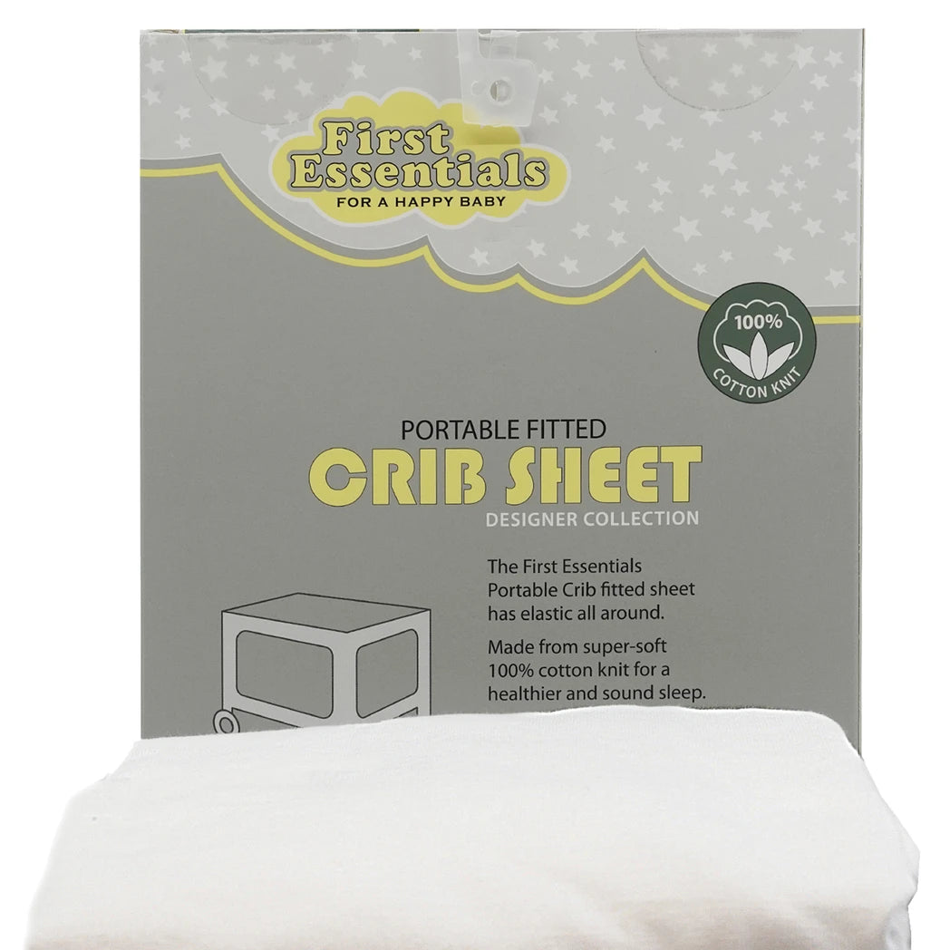 Single Portable Fitted Crib Sheet