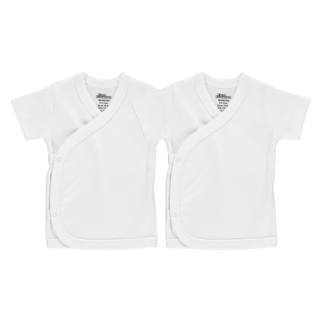 2-Pack Side Snap Short Sleeve T-shirt