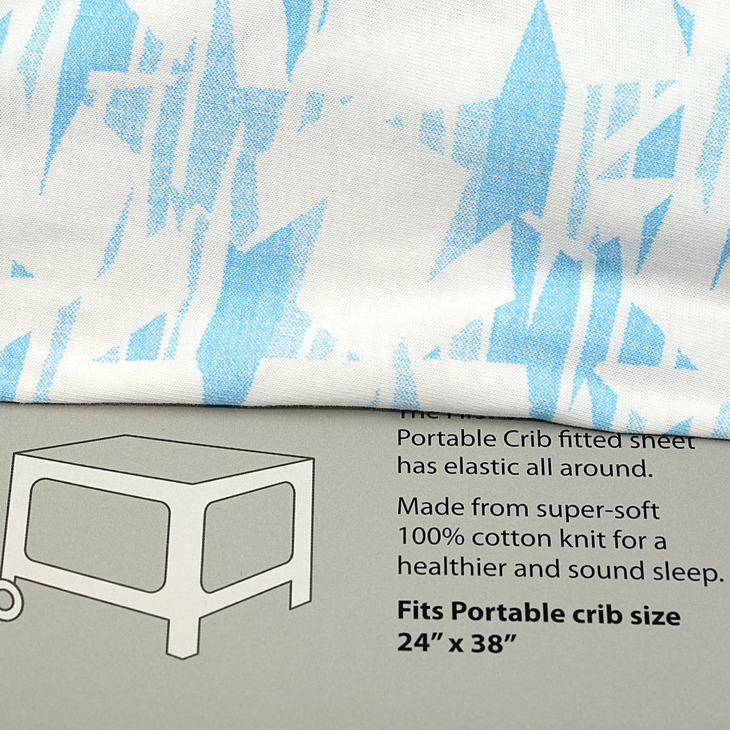 Single Portable Fitted Crib Sheet