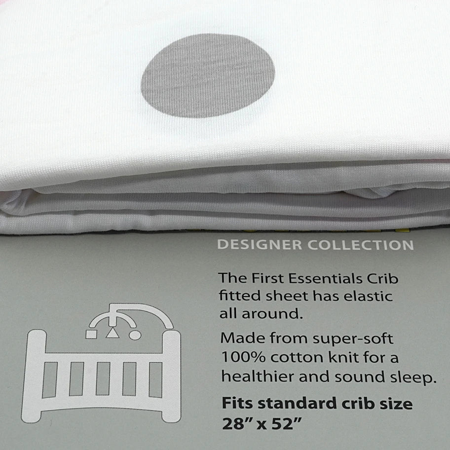 Single Standard Fitted Crib Sheet