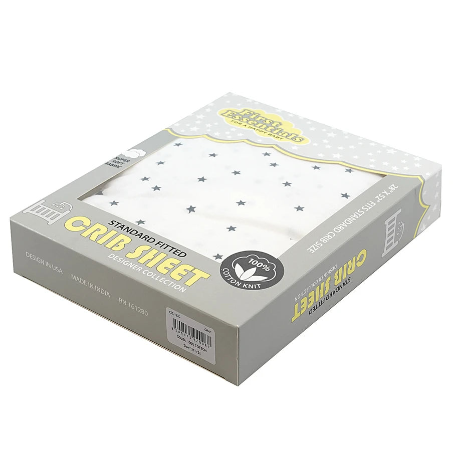 Single Standard Fitted Crib Sheet