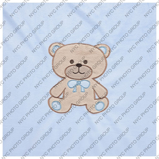 Bear blanket on hanger